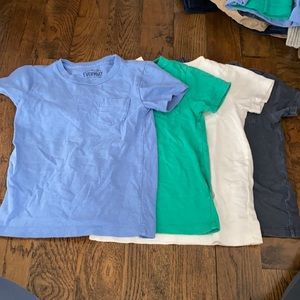 Set of 4 CrewCuts pocket tee size 4-5